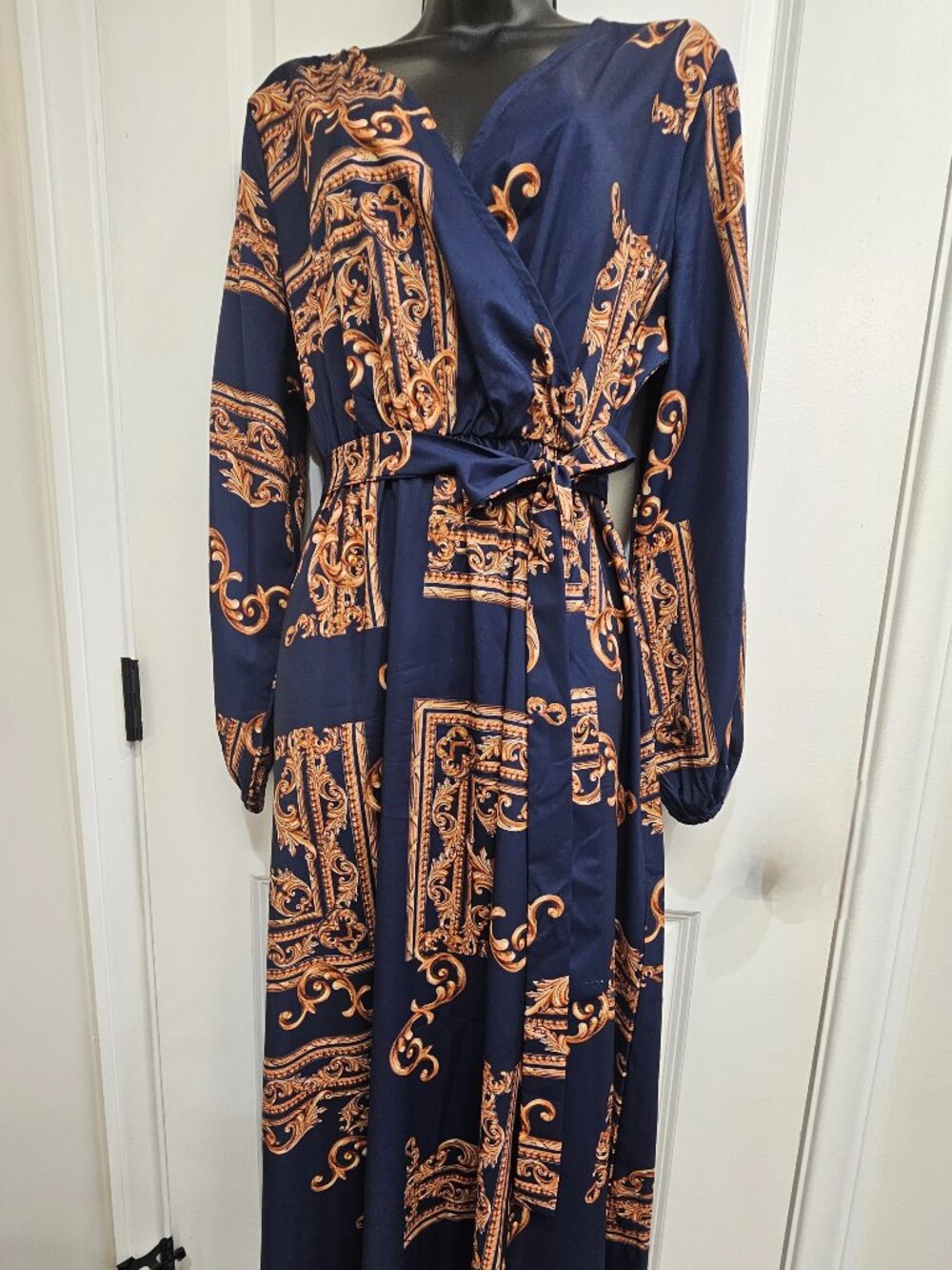 Shein Long-sleeve Maxi Dress